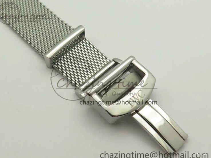 MIROTIME 0414 Portofino Automatic SS MKF 1:1 Best Edition White Dial On SS Mesh Bracelet A2892 V TechFriendly 7205